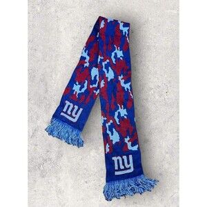 New York Giants NFL Unisex Camo Winter Scarf 7”x66”